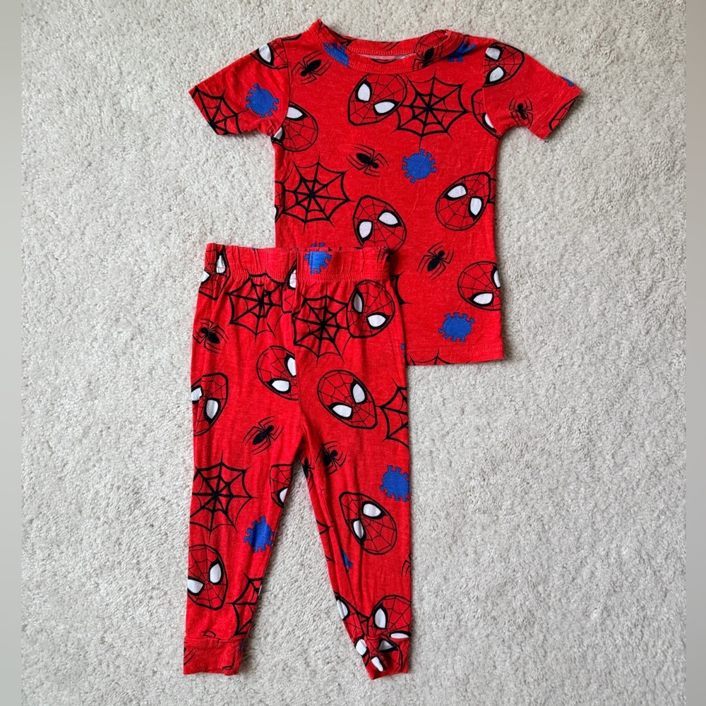 Marvel Red Spider-Man Two Piece Toddler Pajama Set